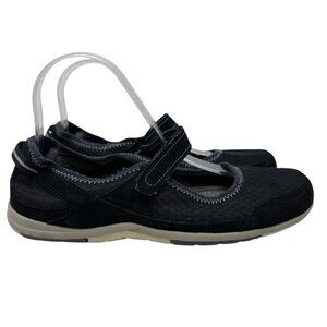 Lands' End Mary Jane-Style Casual Shoes W/ Hook & Loop Strap Women's Size 8.5D